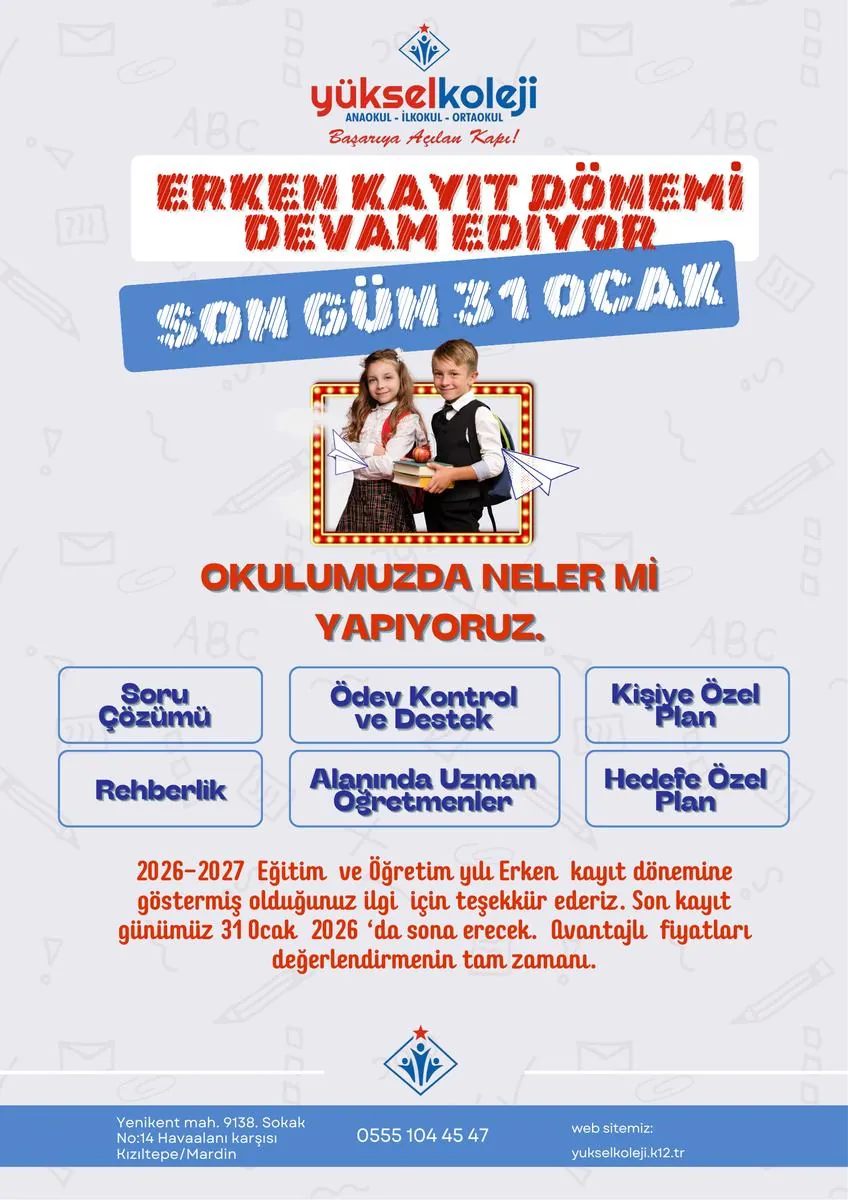 Özel Yüksel Koleji Anaokulu